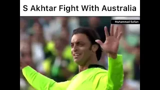 Incredible ferocious battle between express Shoaib Akhtar and Justin Langer, FIGHT FIRE WITH FIRE!!