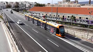 Driver's View Athens Tram: Pikrodafni - Piraeus - Pikrodafni - [414]