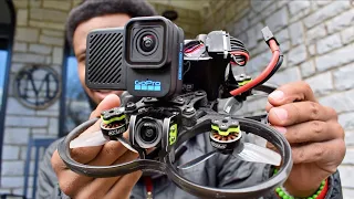 GoPro Hero 10 Black Bones Unboxing + First Flight | GepRC Cinebot30