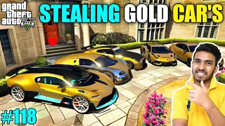 STEALING 5 MOST EXPENSIVE GOLD CARS   GTA V GAMEPLAY #118
