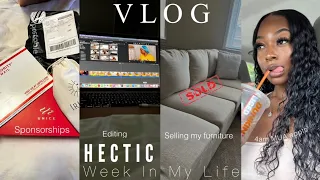 VLOG: A HECTIC WEEK IN MY LIFE | CATCHING UP ON SPONSORSHIPS, FULLY BOOKED MUA APPTS ERRANDS & MORE!