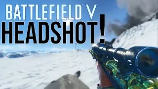 Battlefield 5 HEADSHOT MACHINE! | Battlefield 5 Snipe Gameplay