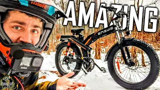 A Folding E-Mountain Bike That Shreds!? | Engwe X24 Review