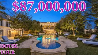 A LOOK INSIDE THE MOST ICONIC PALATIAL $87 MILLION BEVERLY HILLS MANSION | MANSION TOUR.