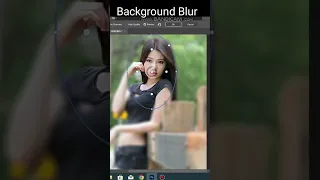 Iris blur effects | Background Blur |#shorts #photoshopediting