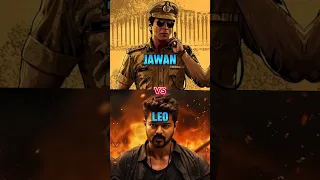 jawan💚❤️ vs leo💙❤️ ll comparison🔥👑🤩 ll king khan👑🤩💞 vs thalapathy 👑💖✨ #shorts