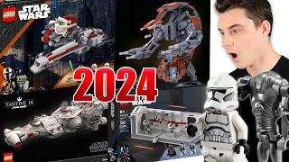 LEGO Star Wars 2024 Sets LEAKED! (CLONE BATTLE PACK, DROIDEKA, GROGU'S ESCAPE, MORE MIDI-SCALE!)