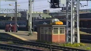 Class 37 37428 'David Lloyd George' departing Crewe Station - 31/05/90