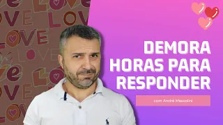 Visualiza, está ONLINE, mas demora horas para responder