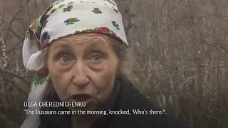 Village destroyed in Ukrainian war