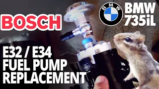 BMW E32 E34 735i 535i Fuel Pump Replacement