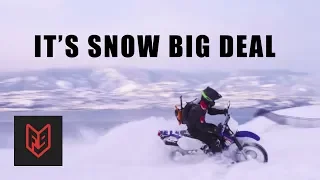 How To Ride A Motorcycle In Deep Snow - A Canadian Explains