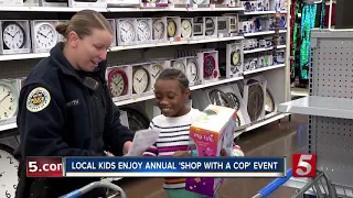 Local kids participate in annual 'Shop with a Cop' event