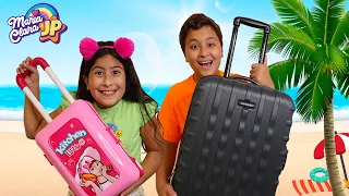 Maria Clara e JP vão fazer uma viagem