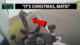 WATCH: Australian Man on Scooter Evades Police