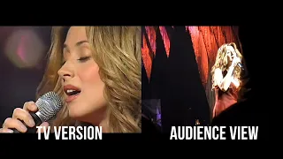 Lara Fabian - Broken Vow - Audience View vs TV Version Comparison (From Lara With Love)