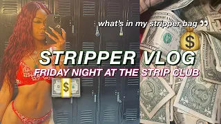 STRIPPER VLOG: GRWM FOR A FRIDAY NIGHT AT THE STRIP CLUB