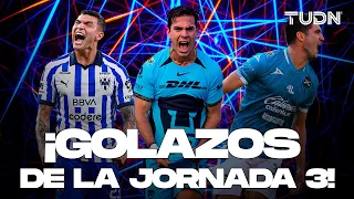 ¿CUÁL FUE EL MEJOR? ¡LOS GOLAZOS QUE SE ANOTARON EN LA JORNADA 3 DEL CLAUSURA 2024! | TUDN