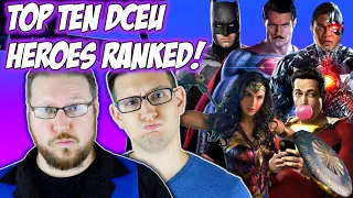 Cinefanatics - Top Ten DCEU Heroes Ranked (Batman, Wonder Woman, Flash, Shazam, Superman)