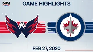 NHL Highlights | Capitals vs. Jets – Feb. 27, 2020