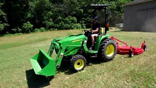 96” FINISH MOWER WORKS ON A 25HP TRACTOR?  John Deere 3025e