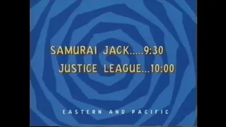 Cartoon Network Coming Up Next Hypnotist bumper Samurai Jack to Justice League (2002)