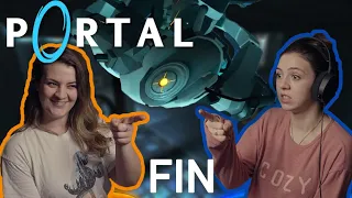 We're finally free!...right? | Portal | Blind Playthrough | END