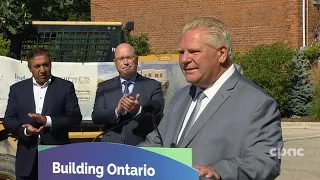 Ontario Premier Doug Ford on funding for supportive housing, AG Greenbelt report – August 11, 2023
