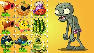 PvZ 2 Hard Challenge - Team 45 Plant Vs Team 100 Underwear Zombie - Who will Win?