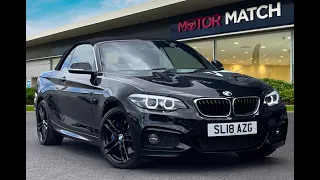 Used 2018 BMW 2 Series 1.5 218i M Sport Convertible at Chester | Motor Match Used Cars for Sale