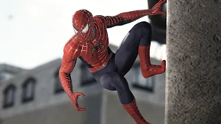 Spider-Man 2018 PS4 Free Roam Web Swinging Raimi Suit