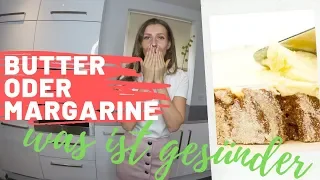 ✔BUTTER vs Margarine was ist gesünder? Gesund ungesund ● Vorteile Nachteile ● Butterersatz roh vegan