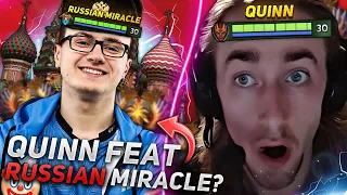 NEVER GIVE UP! QUINN is in CONFLICT with the RUSSIAN MIRACLE | BEST GAME QUINN ANTI-MAGE MID 11K MMR