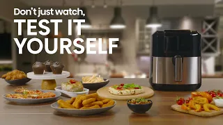 Hisense Inspire - Air Fryer H06AFBS1S3 - Money saving healthy frying with no oil and no preheating