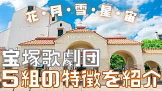 【旧ゆっくり宝塚解説】#40 宝塚歌劇団５組の特徴を徹底解剖～花組・月組・雪組・星組・宙組～