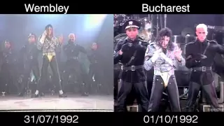 Michael Jackson - Jam Live in Wembley vs Bucharest 1992