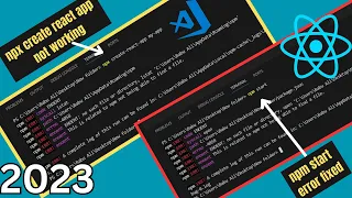 how to fix create react app problem | how to fix npm start problem in hindi
