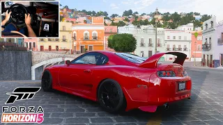 Forza Horizon 5 - Drifting 1000HP Toyota Supra | Thrustmaster T300 Gameplay