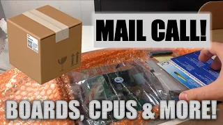 Unboxing a bunch of retro motherboards, CPUs and more!