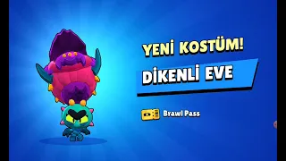 Dikenli Eve Kostümü + Eve 11 Seviye! 😎 Brawl Stars