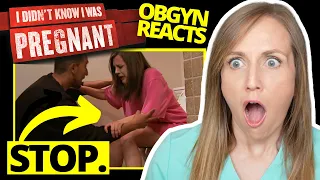 ObGyn Reacts: Shocking toilet home birth!? 😲 | Didn't Know I Was Pregnant