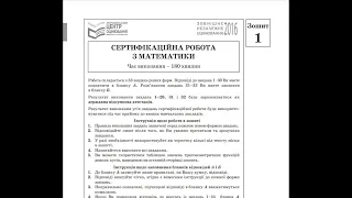 ЗНО Математика. Основна сесія 2016 року. Тести 21-24. Завдання на відповідність