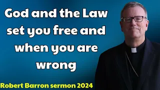 Robert Barron sermon 2024 - God and the Law set you free and when you are wrong