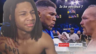 Anthony Joshua embarrassed him self after Usyk defeat