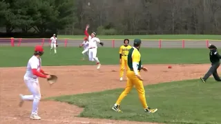 Hidden Ball Trick!!! | Delsea's George Starr preserves a 4-3 win over Audubon