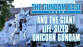 Giant Life-Sized Unicorn Gundam and The Gundam Base Tokyo FULL TOUR!