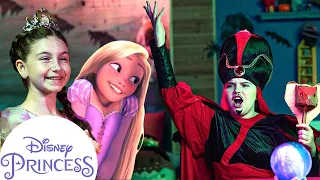 How to Make a Paper Fortune Teller | Truth or Dare Game With Rapunzel and Jafar | Disney Princess