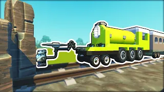 Who Can Build the Best Track Clearing Drill Train? (Scrap Mechanic Gameplay)