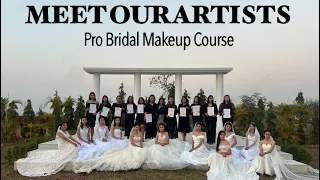 BTS at MAKEUP BY ANNALIA ACADEMY - pro bridal makeup course ! #unfiltered