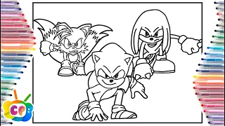 Sonic Knuckles Tails coloring page/Sonic 3 Predictions/ Tobu - Candyland [NCS Release]